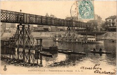 Alfortville Passerelle sur la Marne à Alfortville