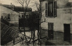 Alfortville Rue de Pelletan - Crue de la Seine à Alfortville
