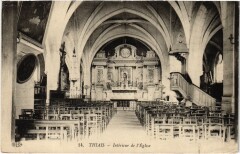 Thiais Interieur de l'Eglise à Thiais