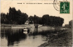 Les Bords de la Marne - Sortie de l'Ecluse
