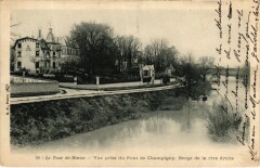 Champigny-sur-Marne Vue prise du Pont - Berge de la Rive Droite à Champigny-sur-Marne