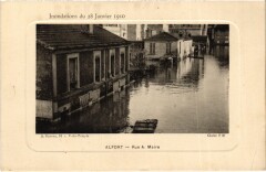 Maisons-Alfort Rue A. Maire - Inondations - 1910 à Maisons-Alfort
