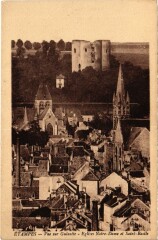 Etampes vue sur Guinette Eglise Notre Dame