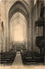 Etampes Interieur de l'Eglise Notre Dame
