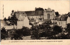 Longpont vue generale de Notre Dame
