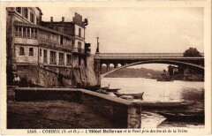 Corbeil Hotel Bellevue et le Pont