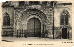 Etampes Portail de l'Eglise Saint-Basile