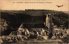 Etampes Eglise Saint-Martin et le Rougemont