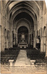 Longpont Interieur de l'Eglise