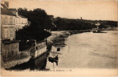 Corbeil La Seine et le Quai de la Pecherie
