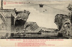 Corbeil vue des Ruines du Pont