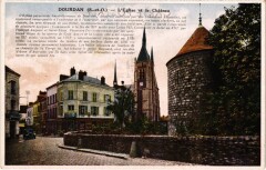 Dourdan Eglise et le Chateau à Dourdan