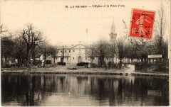 Le Raincy L'Eglise et la Piece d'Eau au Raincy