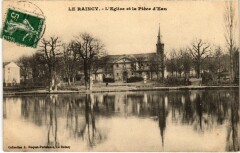 Le Raincy L'Eglise et la Piece d'Eau au Raincy
