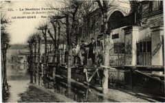 L'Ile-Saint-Denis Crue de Janvier 1910 - Street Scene à Saint-Denis