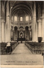 Carte postale ancienne Intérieur de l'Eglise du Rosaire
                                                                     à Saint-Ouen-sur-Seine
                                