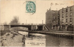 Pantin Pont du Canal a la Rue Delizy à Pantin
