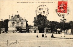 Montreuil-sous-Bois La Place de l'Hotel de Ville à Montreuil