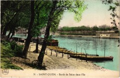 Bords de Seine dans l'Ile à Saint-Ouen-sur-Seine