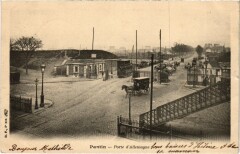 Carte postale ancienne Porte d'Allemagne
                                                                     à Paris 19e
                                