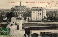 Pantin Vue Panoramique de la Place de la Mairie à Pantin