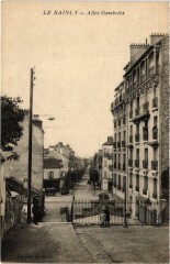 Le Raincy Allee Gambetta au Raincy