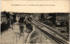 Le Raincy La Gare et les Quais au Raincy