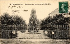 Plateau-D'Avron Monument des Combattants -
													93 Seine Saint Denis
												
