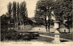 Le Raincy Piece d'Eau de l'Eglise au Raincy