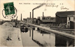 Pantin La Blanchisserie et le Canal à Pantin