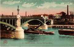 Saint-Denis Pont de l'Ile Saint-Denis à Saint-Denis
