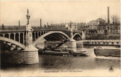 Saint-Denis Pont de l'Ile Saint-Denis à Saint-Denis