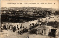 Montreuil-sous-Bois Entree de la Ville par la Porte d'Avron à Montreuil