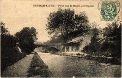Sevran Livry-Gargan - Pont sur le Canal de l'Ourcq à Livry-Gargan