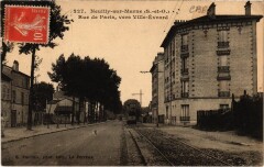 Neuilly-sur-Marne Rue de Paris vers Ville-Evrard à Neuilly-sur-Marne
