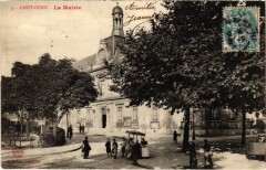 Carte postale ancienne La Mairie
                                                                     à Saint-Ouen-sur-Seine
                                