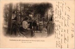 Le Raincy Institution de Mme. Clemeneet - Coin du Jardin au Raincy