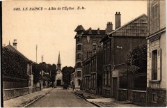 Le Raincy Allee de l'Eglise au Raincy