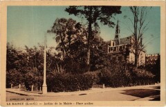 Le Raincy Jardins de la Mairie - Place Arriere au Raincy