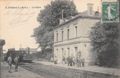 Freteval / La Gare / Train -
													41 Loir et Cher
												