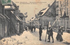 Dauphine - Monestier De Clermont - La Grand Rue En Hiver -
																					38650 Monestier-de-Clermont
																			