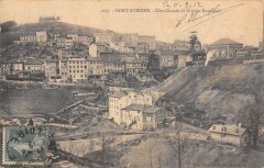 Saint Etienne - Cote Chaude Et Le Puits Rambaud - cliché rare -
													42 Loire
												