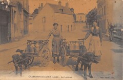 Chatillon Sur Loire / Les Laitieres / Attelage A Chien