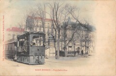 Saint Etienne - Place Badouillere - Tramway