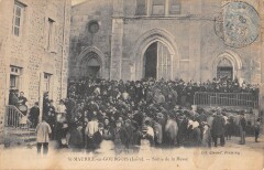 Saint Maurice En Gourgois - Sortie De La Messe à Saint-Maurice-en-Gourgois