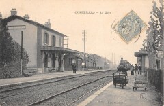 Corbeilles / La Gare / Train à Corbeilles