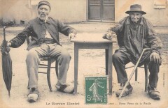 Le Morvan Illustre / Types Morvandiaux / Deux Vieux De La Vieille