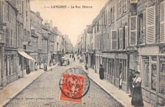 Langres - La Rue Diderot à Langres