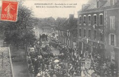 Fourchambault - Cavalcade Du 17 Mai 1908 - Defile De La Cavalcade Rue Du -
																					58600 Fourchambault
																			