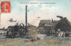 Agriculture - A La Campagne - Battage Du Grain